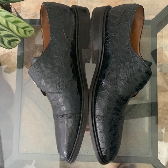 Genuine Crocodile Monk Strap Leather Loafers | PAOLO DE MARCO - Picture 5 of 13